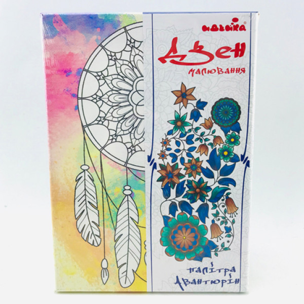 Набір для малювання на полотні "Ловець снів" (палітра авантюрин) DZ041