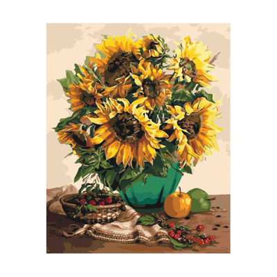 Картина за номерами Чарівний букет соняшників КНО3019