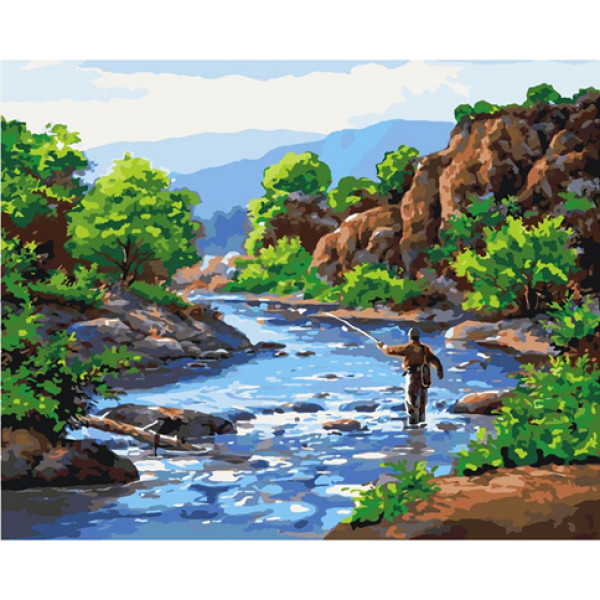 Картина за номерами Відпочинок душею 40*50 КНО2250