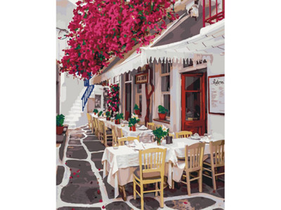 Картина за номерами Пробудження містечка 40*50 КН3528