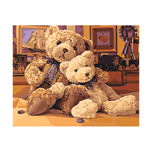Картина за номерами "Братик-ведмедик" 40*50 см КНО4126