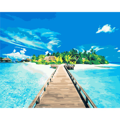 Картина за номерами "Балі" 40*50 см GX8114 Картина за номерами "Балі" 40*50 см GX8114