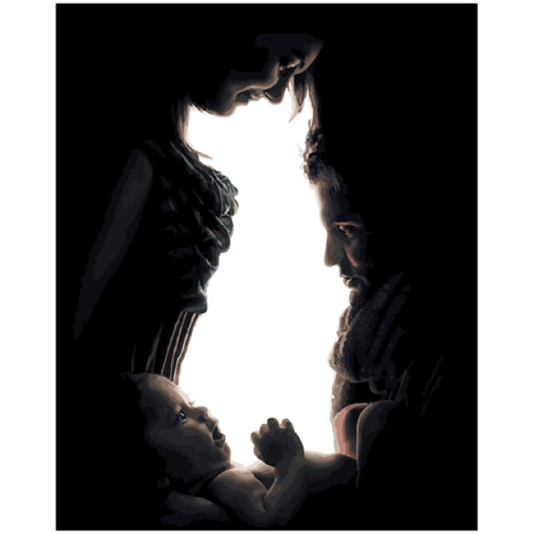 Картина за номерами Сімя - уособлення улюбленця 40*50 см GX24726