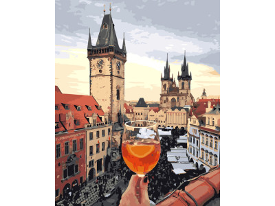 Картина за номерами "Апероль Праги" 40х50 см GX25360