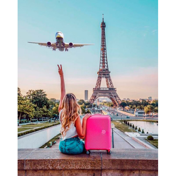 Картина за номерами "Привіт Париж" тм Лавка Чудес 40 x 50 см у коробці LC10003