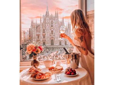 Картина за номерами "Добрий ранок Мілан" тм Лавка Чудес 40 x 50 см LC10027