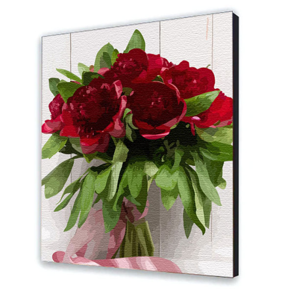 Картина за номерами з лаком ArtCraft квіти "Букет Армани" 40х50 см 12124-AC