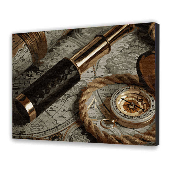 Картина за номерами "Мрії мандрівника" 40х50 см 10521-AC Картина за номерами "Мрії мандрівника" 40х50 см 10521-AC