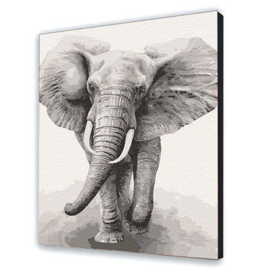 Картина за номерами "Африканський слон" 40*50 см 11629-AC