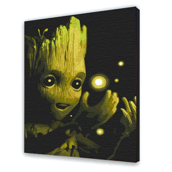 Картина за номерами "Малюк Грут в захваті" 40*50 см 16002-AC