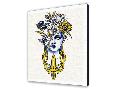 Картина за номерами "Герб України" 30*40 см 10383-NN