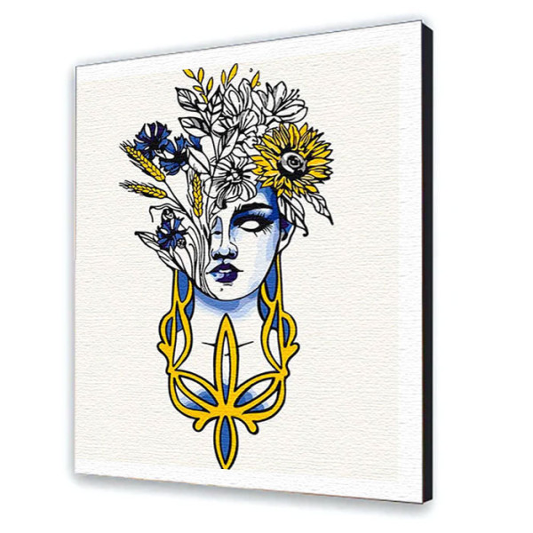 Картина за номерами "Герб України" 30*40 см 10383-NN