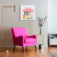 Картина за номерами "Котики в коробці" 30*30 см 15565-AC