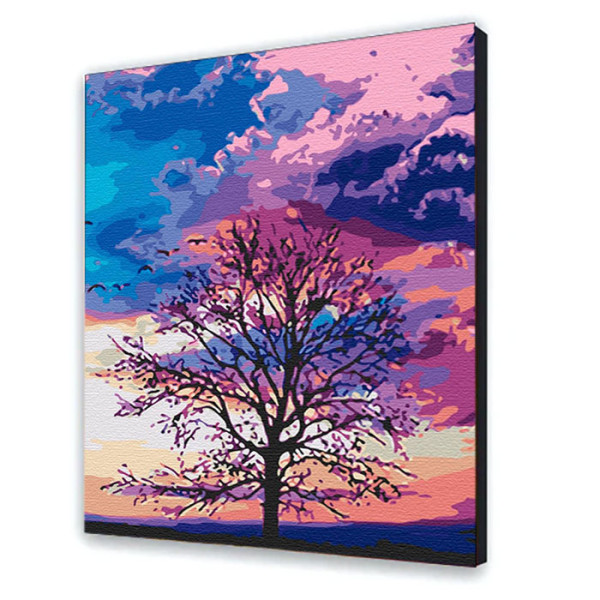 Картина за номерами без підрамника "Кольорове небо" 40*50 см 11018-ACNF