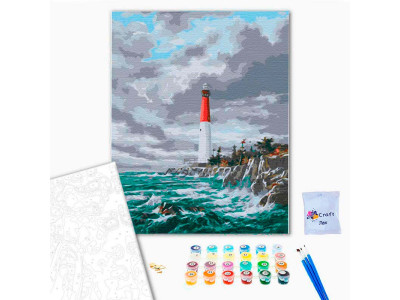 Картина за номерами "Морський маяк" 40*50 см 10582-AC