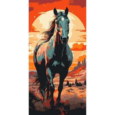 Картина за номерами Art Craft "Horse art" 40x80 см 11541-AC