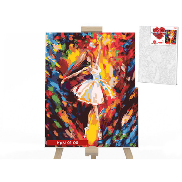 Картина за номерами на полотні "Балет" 40х50 см KpNe-01-06