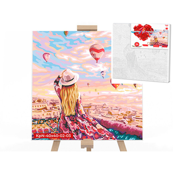 Картина за номерами Каппадокія 40x40 см KpNe-40х40-02-03