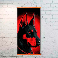 Картина за номерами Червоний страж Strateg на чорному фоні 50х25 см BH5025-7 Картина за номерами Червоний страж Strateg на чорному фоні 50х25 см BH5025-7