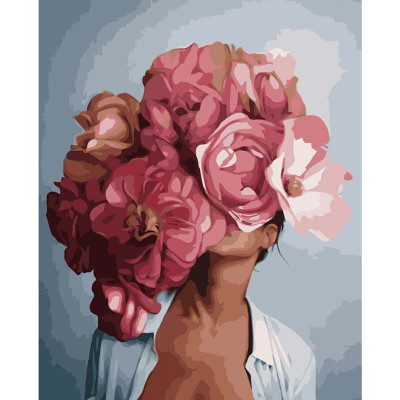 Картина за номерами Квіткова спокуса Strateg на кольоровому фоні 40х50 см VA-2541. Картина за номерами Квіткова спокуса Strateg на кольоровому фоні 40х50 см VA-2541.