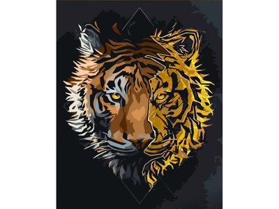 Картина за номерами Тигр Strateg 30х40 см SS6812 Картина за номерами Тигр Strateg 30х40 см SS6812