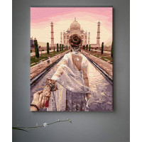 Картина за номерами з лаком ArtCraft "Прямуючи до Тадж Махалу" 40х50 см 10207-AC Картина за номерами з лаком ArtCraft "Прямуючи до Тадж Махалу" 40х50 см 10207-AC