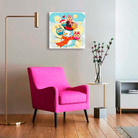 Картина за номерами ArtCraft "Сніговик з совами" 30*30 см 15550-AC