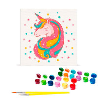 Картина за номерами "Мрійлива єдиноріжка" 30*30 см 15001-AC