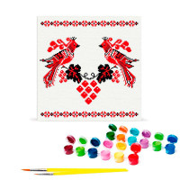 Картина за номерами "Весільний орнамент" 30*30 см @ 13037-AC