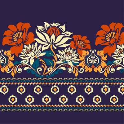 Картина за номерами "Флористичний орнамент" 30*30 см @ 13042-AC Картина за номерами "Флористичний орнамент" 30*30 см @ 13042-AC