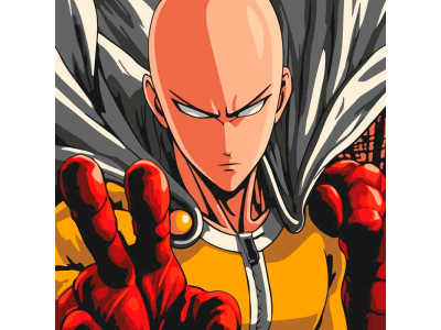Картина за номерами "One-Punch Man" 40*40 см 16083-AC