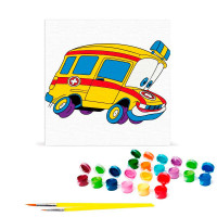 Авторська дитяча картина за номерами "Швидка допомога" 25*30 см 15069-AC Авторська дитяча картина за номерами "Швидка допомога" 25*30 см 15069-AC