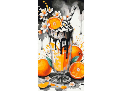 Картина за номерами "Цитрусовий десерт" 40*80 см Art Craft 12025-AC