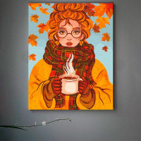 Картина за номерами "Осінній настрій" Artcraft 40*50 см Авторська 10143-AC