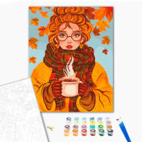 Картина за номерами "Осінній настрій" Artcraft 40*50 см Авторська 10143-AC