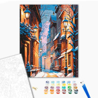 Картина за номерами "Зимове місто" 40*50 см 11050-AC