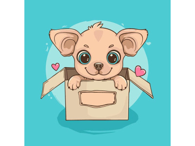 Картина за номерами Art Craft "Пухнаста посилочка" 30x30 см 15655-AC