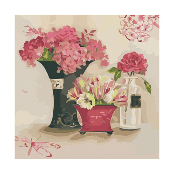 Картина за номерами Рожеві мрії 40 * 40 КНО2060