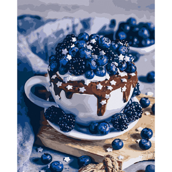 Картина за номерами Шоколадний брауні 40 x 50 см КНО5557