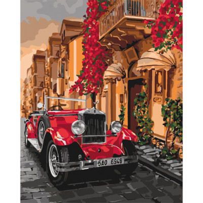 Картина за номерами "У стилі 60-х" в обкладинці 40x50 см КНО2830