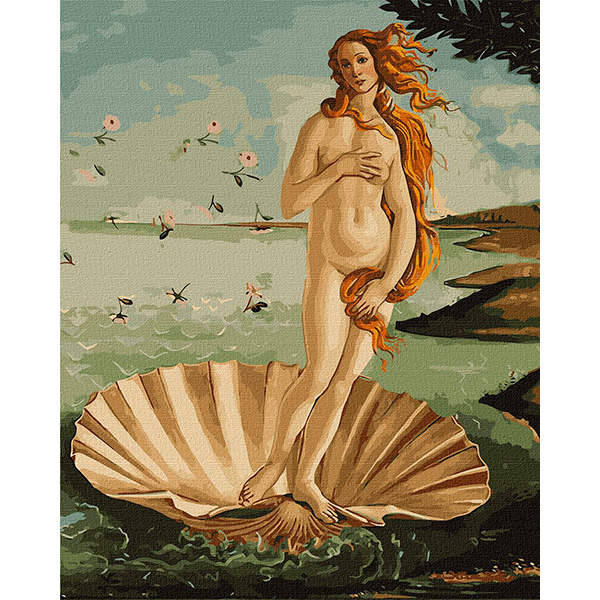 Картина за номерами "Народження Венери" Сандро Боттічеллі 40х50 см. KHO4824