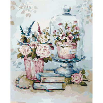 Картина за номерами Бірюзовий натюрморт 2 40*50 КНО2096