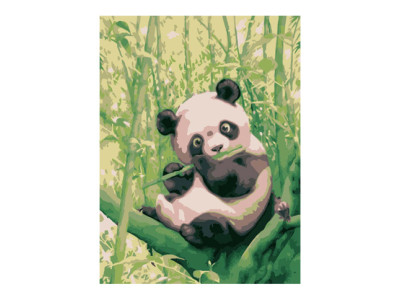 Картина за номерами Кумедна панда 30*40 КНО2440