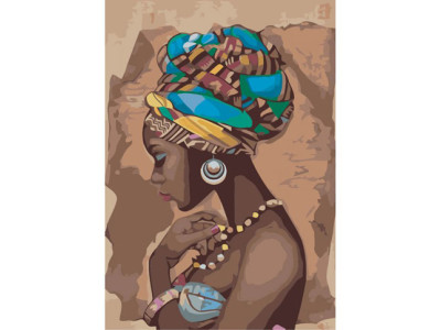 Картина за номерами Перлина Африки 35*50 КНО2625