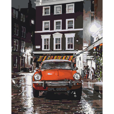 Картина за номерами Італійський автомобільчик 40 * КНО3512 Картина за номерами Італійський автомобільчик 40 * КНО3512