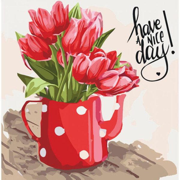 Картина за номерами Гарного дня 40*40 КНО2093