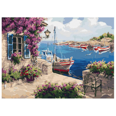 Картина за номерами На світанку 40 * 50 КНО2237 Картина за номерами На світанку 40 * 50 КНО2237