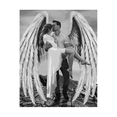 Картина за номерами Мій ангел-охоронець 40*50 КНО4511 Картина за номерами Мій ангел-охоронець 40*50 КНО4511