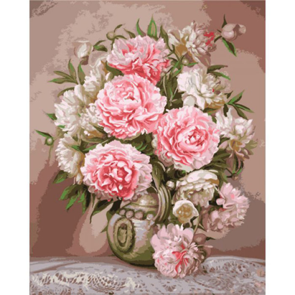 Картина за номерами Аромат півоній 40*50 КНО2065