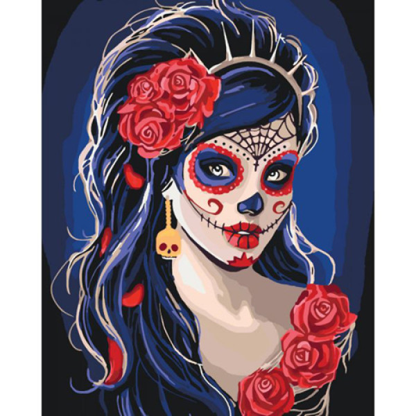 Картина за номерами Богиня темряви 40*50 КНО4517